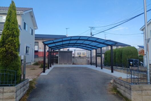 羽生市　A邸カーポ－ト設置工事